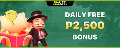 Daily Free ₱2,500 Mega Bonus promotional banner